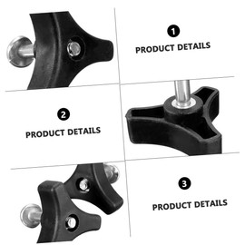 BESPORTBLE 1set Triangle Shaped Mower Handle Grip Ergonomic Weeding Machine Replacement Handle Screws for Enhanced Comfort and Durability Fit for Screw Essential Lawn Care Accessory