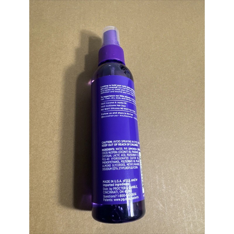 Aussie Miracle Curls Refresher Spray Gel With Coconut & Jojoba