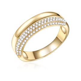 Rafaela Donata Female Sterling Silver Zirconia Band Ring