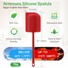 Armrouns Large Silicone Spatula Wide Edge Rubber Spatula Scraper for