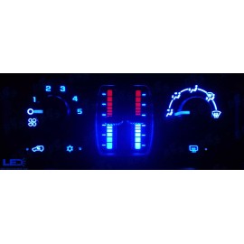 360 LED High Performance 03-06 BLUE LED DIY UPGRADE KIT CLIMATE CONTROL HVAC SILVERADO SIERRA ESCALADE