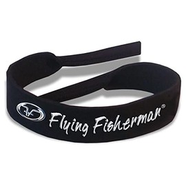 Flying Fisherman Flying Fisherman Logo Black Neoprene Retainer