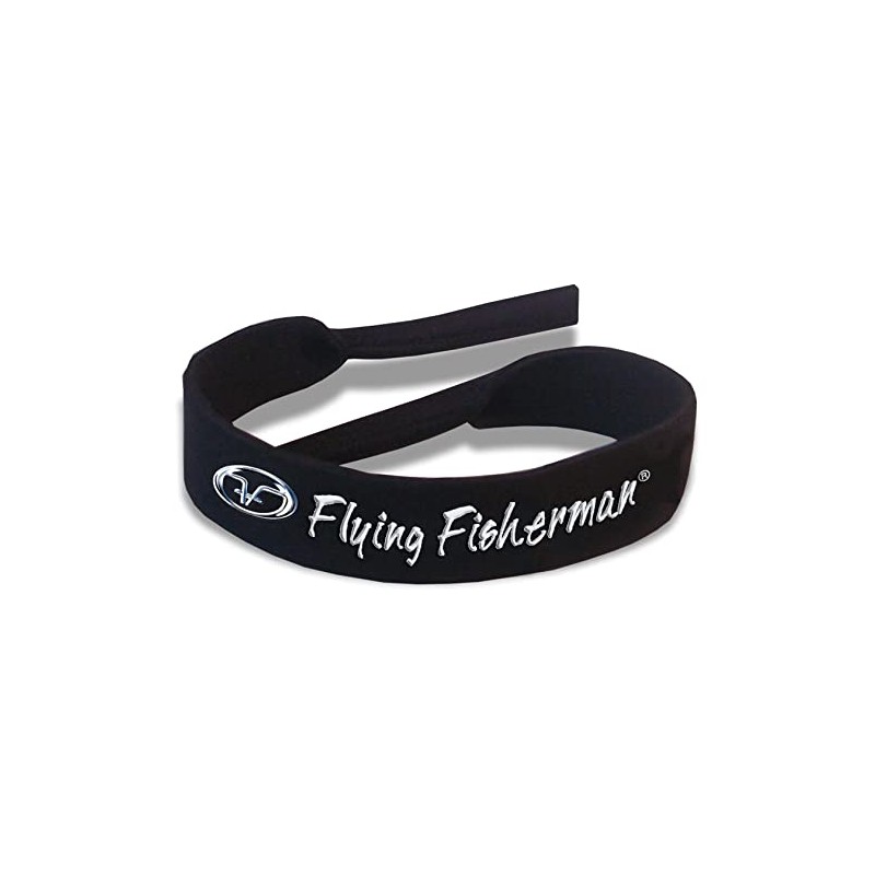 Flying Fisherman Flying Fisherman Logo Black Neoprene Retainer
