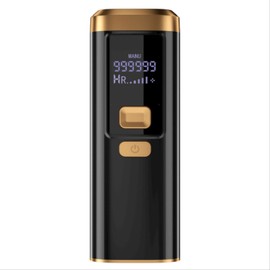 Hair Removal Machine Painless Long Lasting 5 Gears Photon Skin Rejuvenation Device for Home Use Black EU Plug