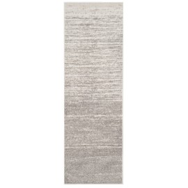 SAFAVIEH Adirondack Collection ADR113C Modern Ombre Non-Shedding Living Room Entryway Foyer Hallway Bedroom Runner, 2'6" x 6' , Light Grey / Grey