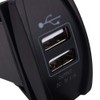 DC 12V-24V USB Car Charger, LED Dual USB Car Charger