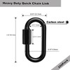 200-Pack Black M5 Galvanized Quick Links – Heavy Duty Chain
