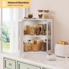 Furshus Corner Bread Box for Kitchen Countertop,Bread Storage for Homemade