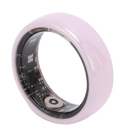 Dpofirs Smart Ring for Women Men, Wearable Fitness Tracker Ring with Charging Cable, Ceramic Pedometer Rings (10 ID: 19.9mm / 0.78in, Circumference: 61-64mm)