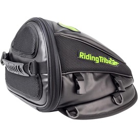 EHERDM PU Leather Motorcycle Backseat Bag Portable Bike Sports Carry Bag Multifunctional Storage Saddlebag Motorbike Rear Accessories Bag