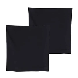 Gunze Cotton Blend Haramaki Belly Wrap, Seamless, Unisex MK1000, Black 2-Pack, L