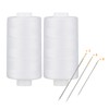 Simthread Sewing Thread Quilting Yarn Affordable All-Purpose Thread 2 White