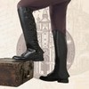 AGDGV Pirate Boot Covers - Faux Leather Steampunk Renaissance Costume
