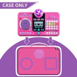 Peciue DJ Mixer Bag for VTech KidiStar DJ Mixer, Kidi DJ Mix - Case Only (Pink)