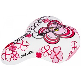 XLC Unisex Jugend Kinder-Sattel SA-C02, Weiß, 180x145 mm