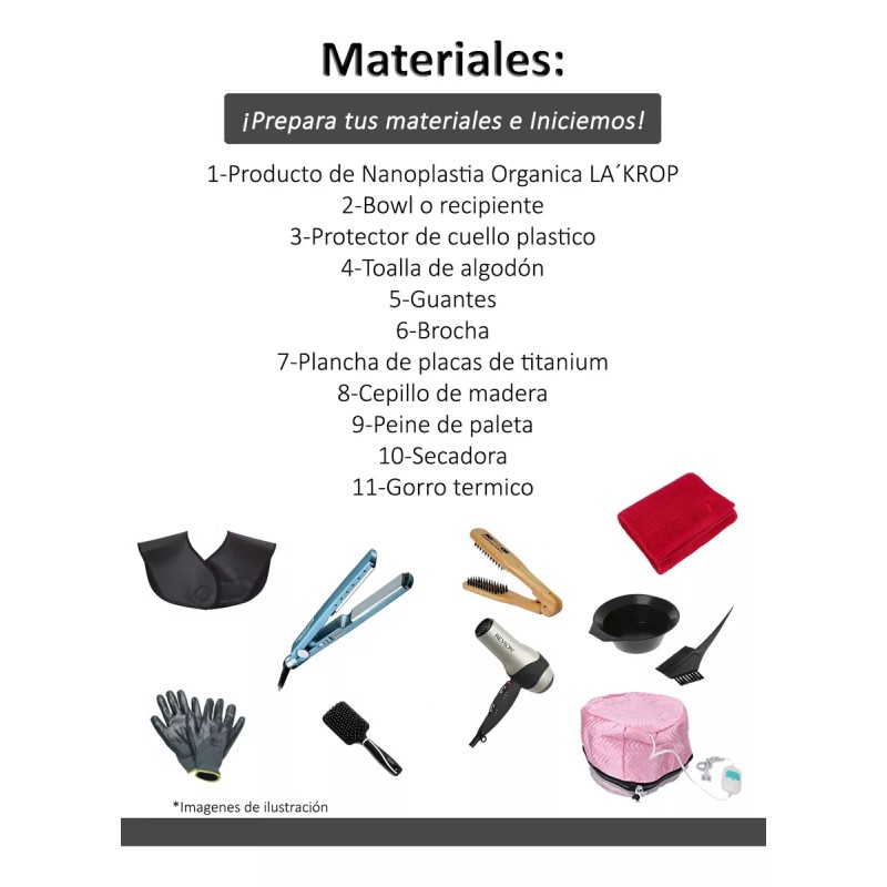 LaKrop Professional Nanoplastia 100% Orgánica Sin Formol No Pica No