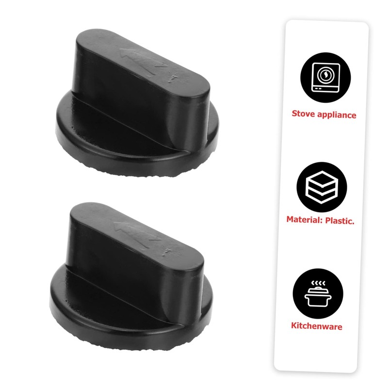 Hohopeti 10pcs Gas Stove Knobs Durable Rotary Control Knobs for