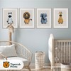 Tigercub Prints Safari Animal Nursery Prints | A3 Set of