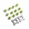 STUDIAMONDS TPU Football Studs-12X Replacement Football Cleats with 2X Studs