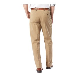 Dockers Men's Classic Fit Workday Smart 360 Flex Pants (Standard and Big & Tall), New British Khaki, 38W x 32L