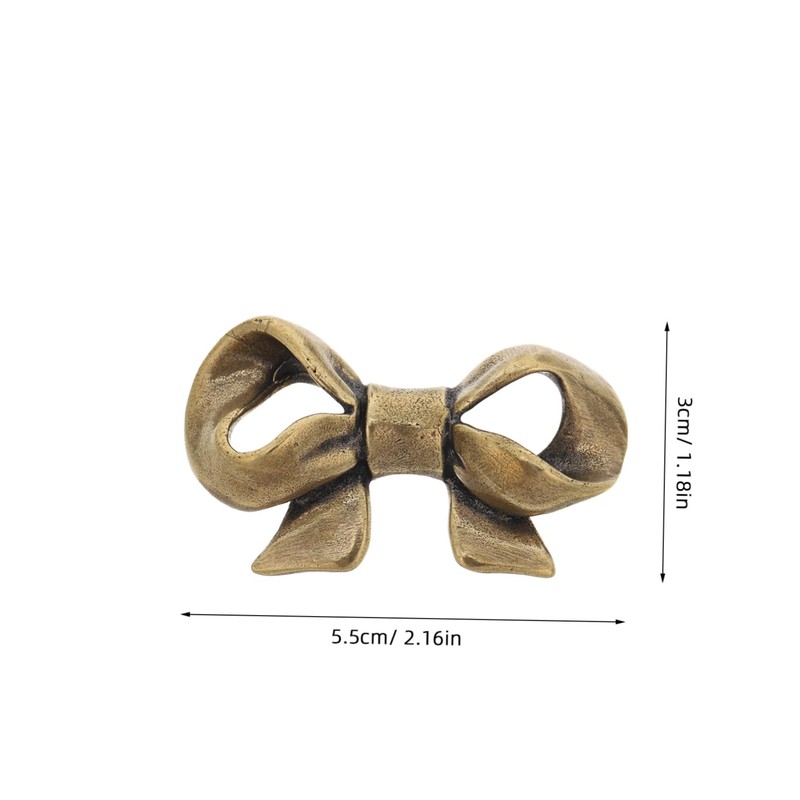 WHAMVOX Metal Bow Tie Handle Bow Door Pulls Vintage Knobs