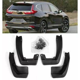 SDeelCase 4 Pieces OE Set Front Rear Splash Mud Guards Flap Kit For 2017-2022 Honda CRV