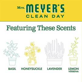 MRS. MEYER'S CLEAN DAY mrs. meyer's clean day dish soap, honeysuckle, 16 fl oz, 8 ct (8 count)