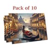 Long Bridge Publishing Italian Language Greetings Christmas Cards with envelopes,