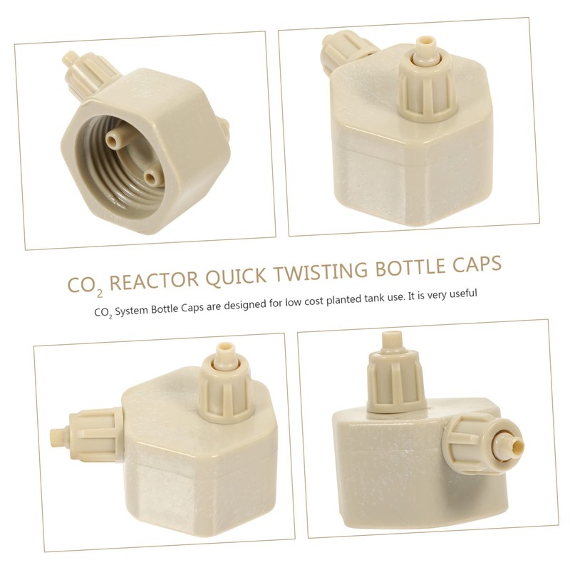 BESPORTBLE Aquarium Air Stone Accessories DIY Co2 Generator Bottle Caps