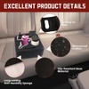 Car & Couch Cup Holder with Tuck-in Flap, PU Leather