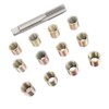 Thread Repair Tools 12Pcs Stainless Steel Inserts with 1Pc Screw