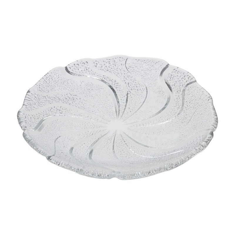 Mizusaki Glass MKG-246130 8 Wide Plate Plate Approx. 5.9 inches