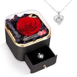 Konralasen Forever Rose Gifts for Her: Rose for Mum Birthday Birthday Gifts for Women Eternal Rose, Gifts for Wife Mum Christmas Mother'S Day Valentine'S Day