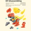Kids Disassemble Dinosaur Set Flexible Improve Imagination Educational Dinosaur Blocks