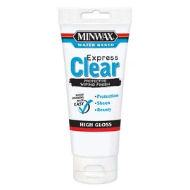 Minwax 40801 6-Ounce Clear High Gloss Color Wiping Stain and Finish