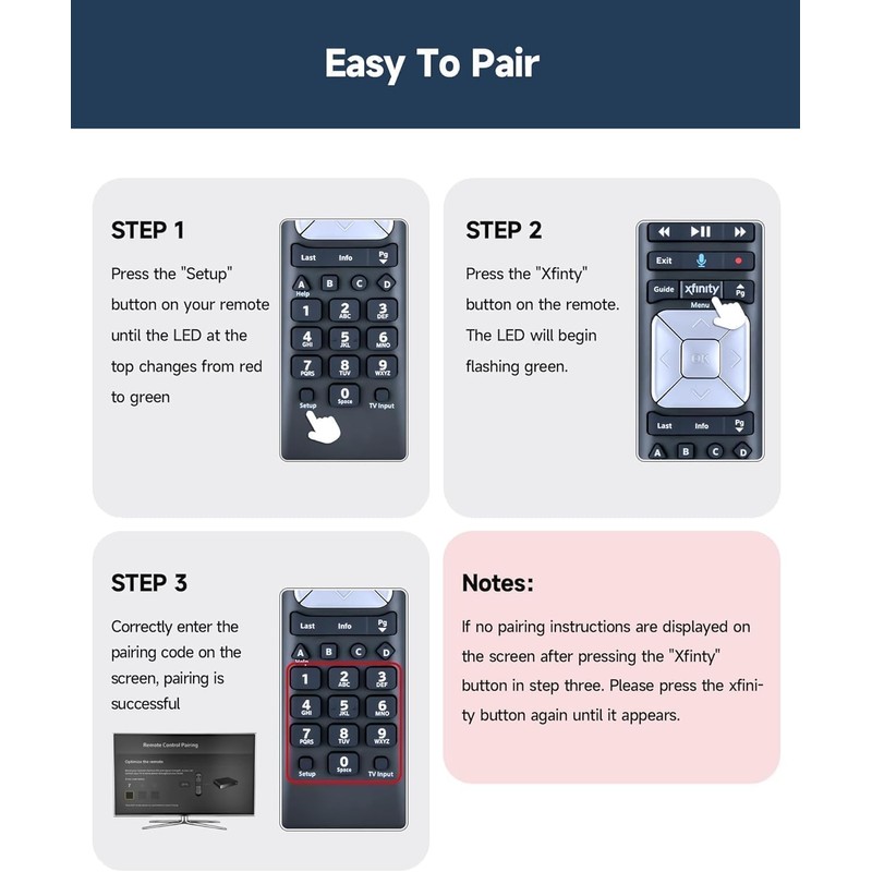 MOVHEIYL XR11 Replacement Voice Remote Control Compatible with Comcast/Xfinity XR11