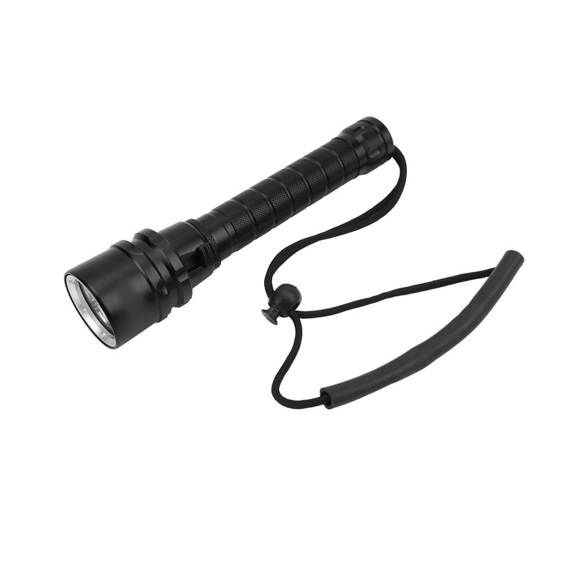 QS‑42 Diving Flashlight Underwater Diving Light 100m Depth Waterproof Torch