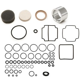 X8R EAS AIR Compressor Piston Seal, Piston Liner, Valve Block O-Rings Diaphragm Rebuild KIT Compatible with Land Rover RR Range P38 & Classic County with EAS Part# X8R38