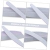 Baluue 10pcs Double-sided Nail Files for Natural and False Nails