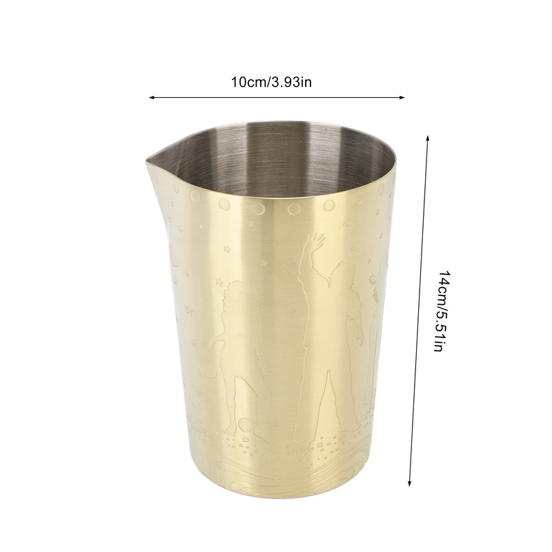 Milk Frothing Pitcher 304 Stainless Steel Rust Proof Multipurpose 840ml