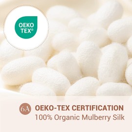 LaCourse 100% Natural Mulberry Silk Eye Mask for Sleeping with a Travel Pouch, Both Sides 19 Momme Organic Silk, Adjustable Silk Sleep Eye Mask for Women & Men, Navy Blue