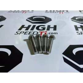 Highspeedti Sprint Car Titanium Wing Post Pinch Bolt 5/16-24x1.500” 4pc Kit Lightweight Ti