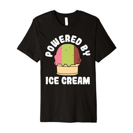 Spumoni Ice Cream Gelato Cherry Pistachio Chocolate Spumoni Premium T-Shirt
