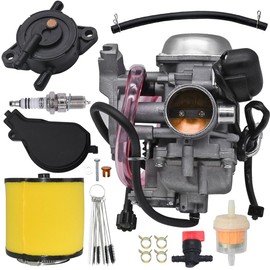JDLLONG 0470-471 Carburetor Fit for Arctic Cat 500 4x4 2004 2005 2006 2007 Carb 0470-533 with Air Filter