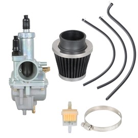 Silscvtt Carburetor Carb with Air Filter Replacement for kawasaki bayou 250 KLF250A 2003-2011 Replacement for kawasaki bayou 220 KLF220A 1988-2002