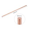 QUARKZMAN Pure Copper Round Rod 8 mm / 0.31 Inch