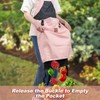 Berry&Bird Harvest Apron, Canvas Gardening Apron with Pockets and Harvesting