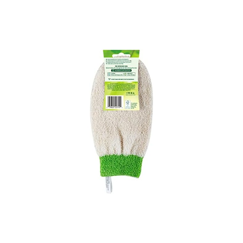 EcoTools, Bath and Shower Mitt, Guante para Baño, Limpieza Profunda,
