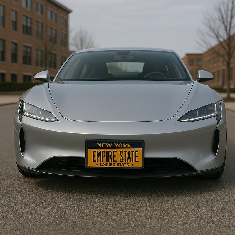 Silicone License Plate Frame, Premium Grade Universal Car Plate Frame,