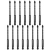 HARFINGTON 15pcs Masonry Drill Bit, 6mm Concrete Drill Bit 1/4"